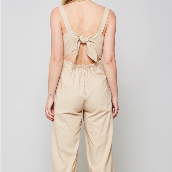 Promesa Linen Jumpsuit - Picture 4 of 6